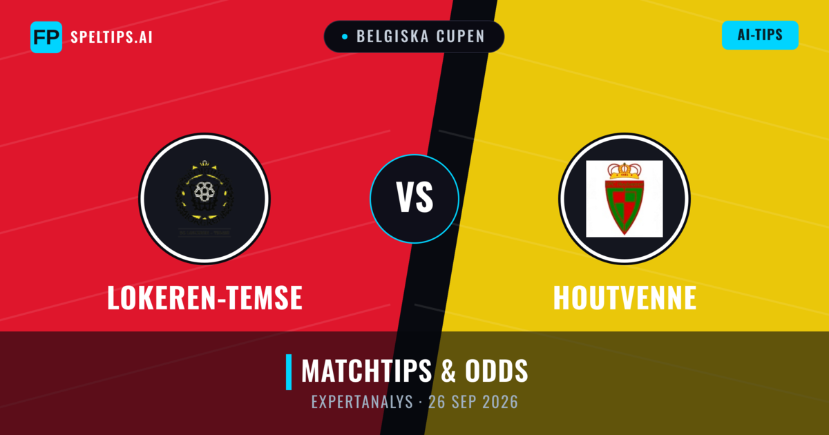 Lokeren-Temse vs Houtvenne — matchtips och förhandstitt