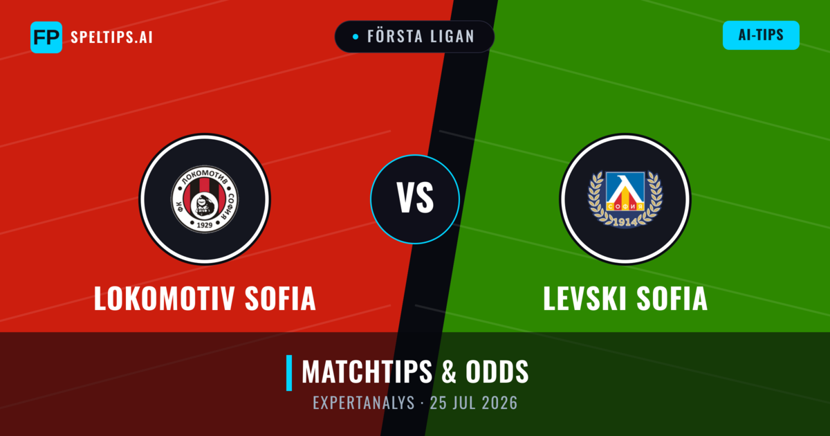 Lokomotiv Sofia vs Levski Sofia — matchtips och förhandstitt