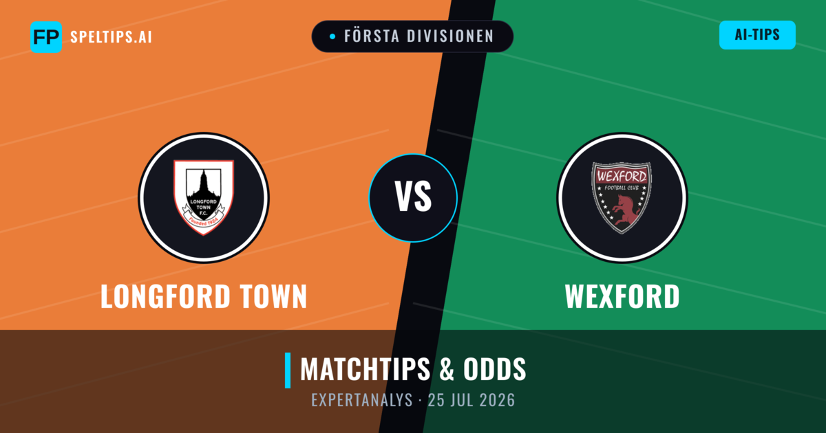 Longford Town vs Wexford — matchtips och förhandstitt