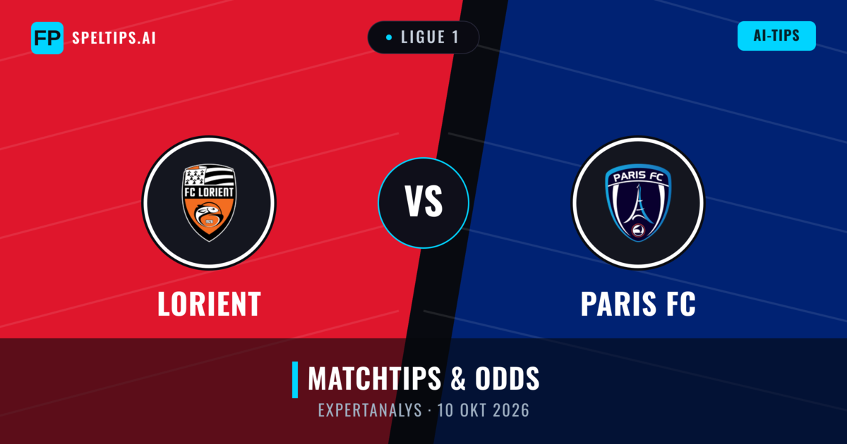 Lorient vs Paris FC — matchtips och förhandstitt