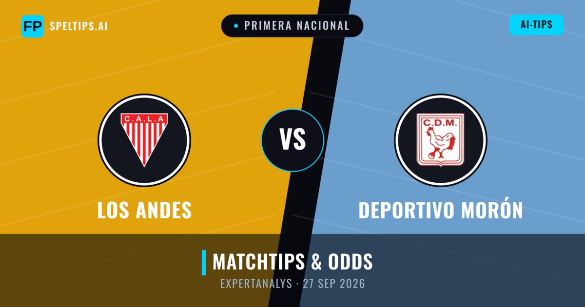 Los Andes vs Deportivo Morón — matchtips och förhandstitt