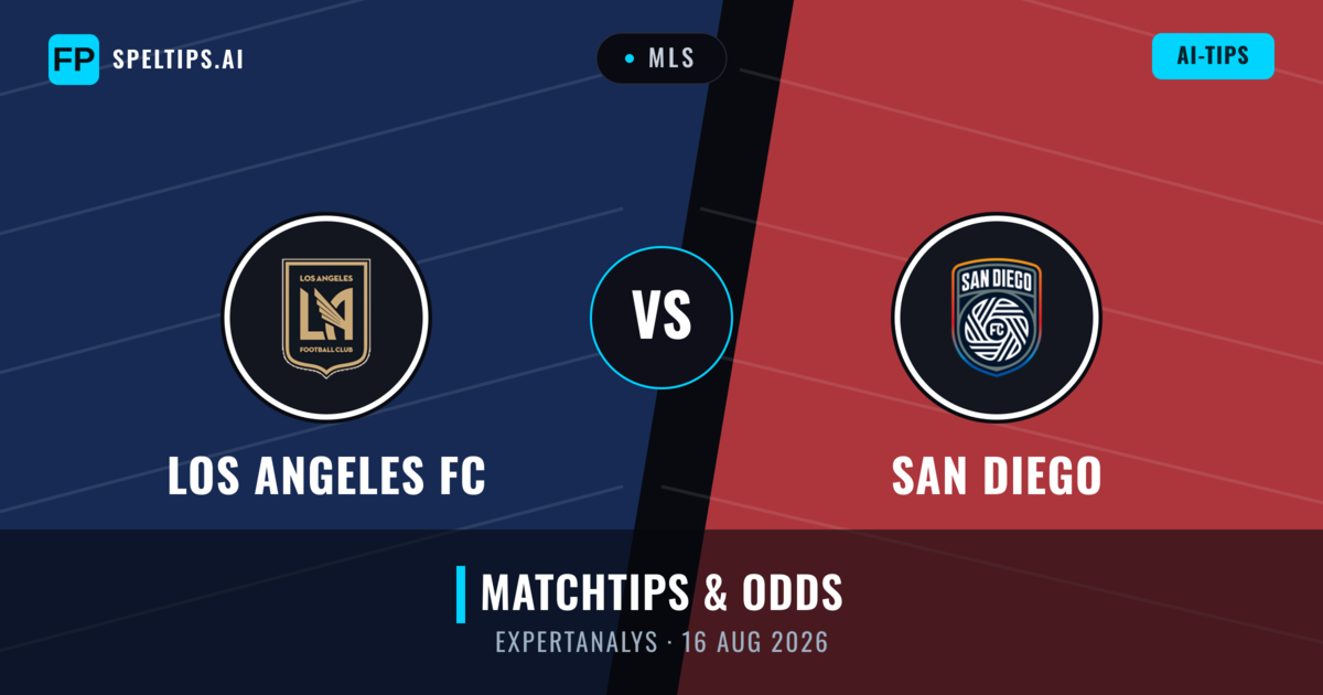 Los Angeles FC vs San Diego — matchtips och förhandstitt
