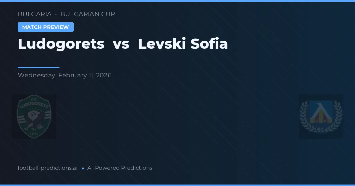 Ludogorets vs Levski Sofia — matchtips och förhandstitt