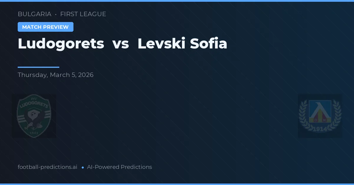 Ludogorets vs Levski Sofia — matchtips och förhandstitt