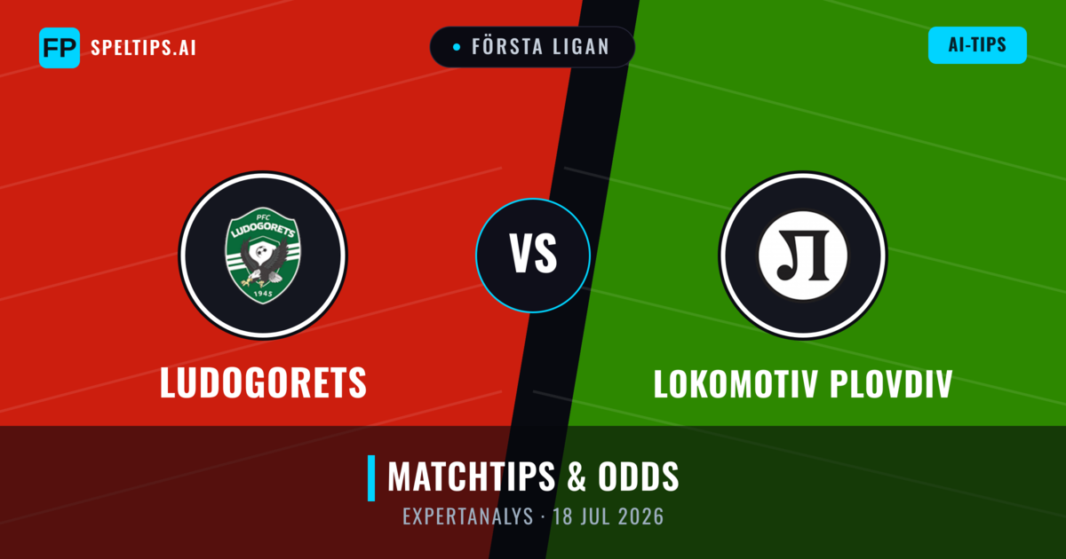 Ludogorets vs Lokomotiv Plovdiv — matchtips och förhandstitt