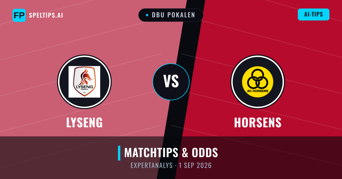 Lyseng vs Horsens — matchtips och förhandstitt