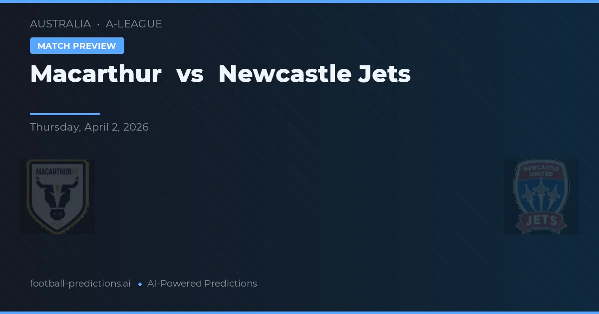 Macarthur vs Newcastle Jets — matchtips och förhandstitt