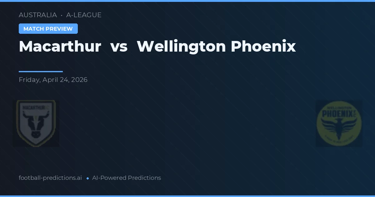 Macarthur vs Wellington Phoenix — matchtips och förhandstitt