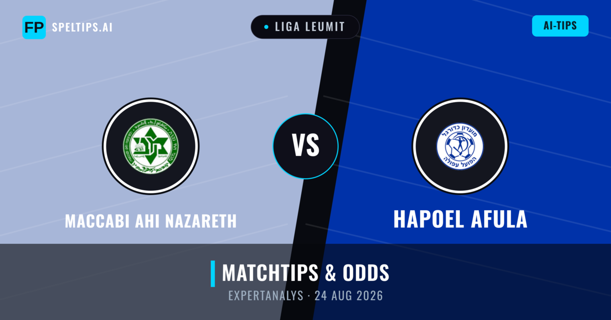 Maccabi Ahi Nazareth vs Hapoel Afula — matchtips och förhandstitt