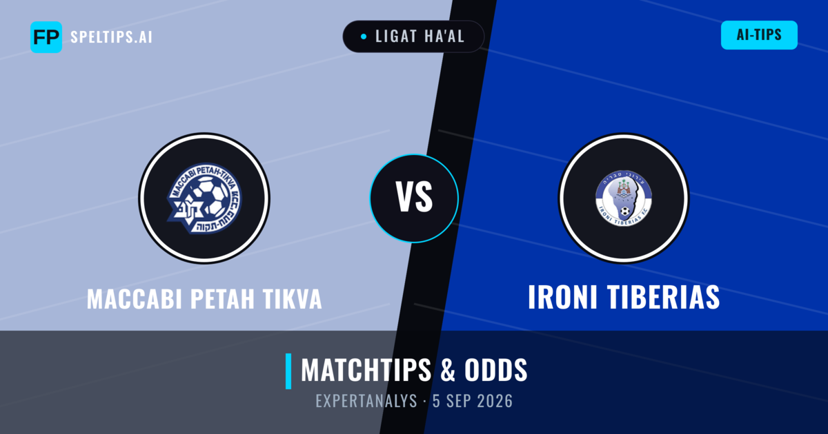 Maccabi Petah Tikva vs Ironi Tiberias — matchtips och förhandstitt