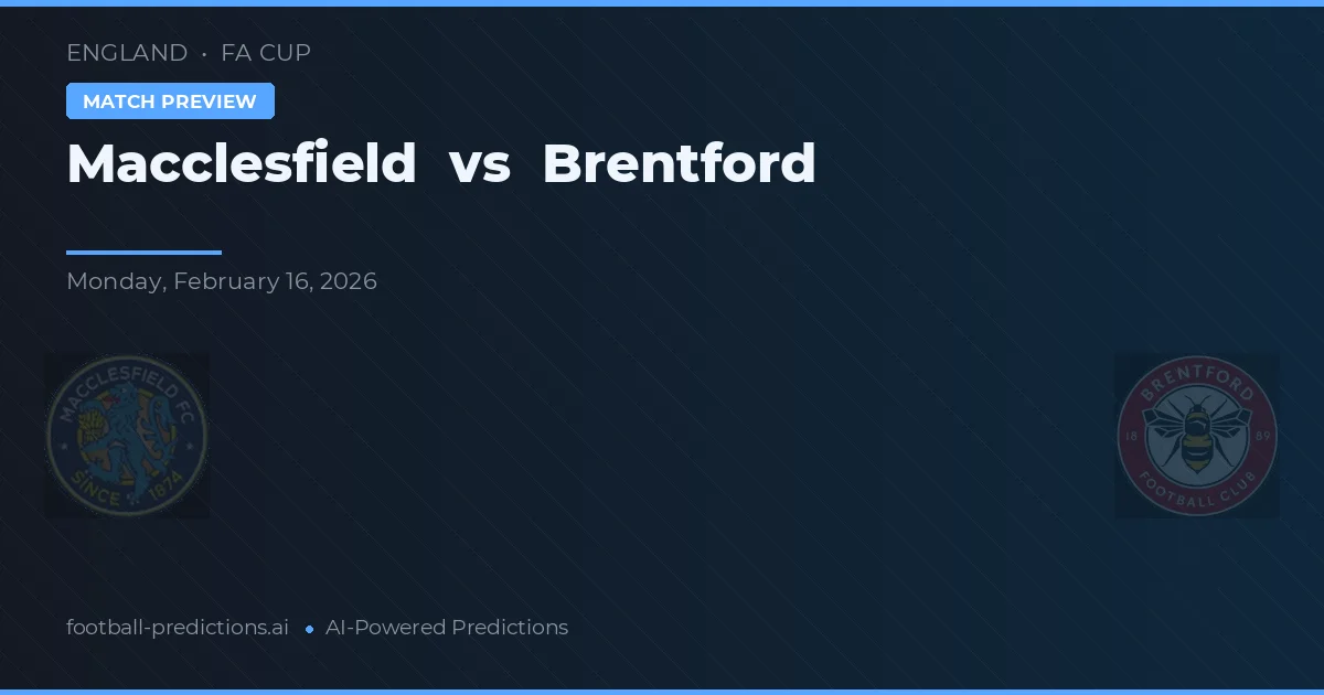 Macclesfield vs Brentford — matchtips och förhandstitt
