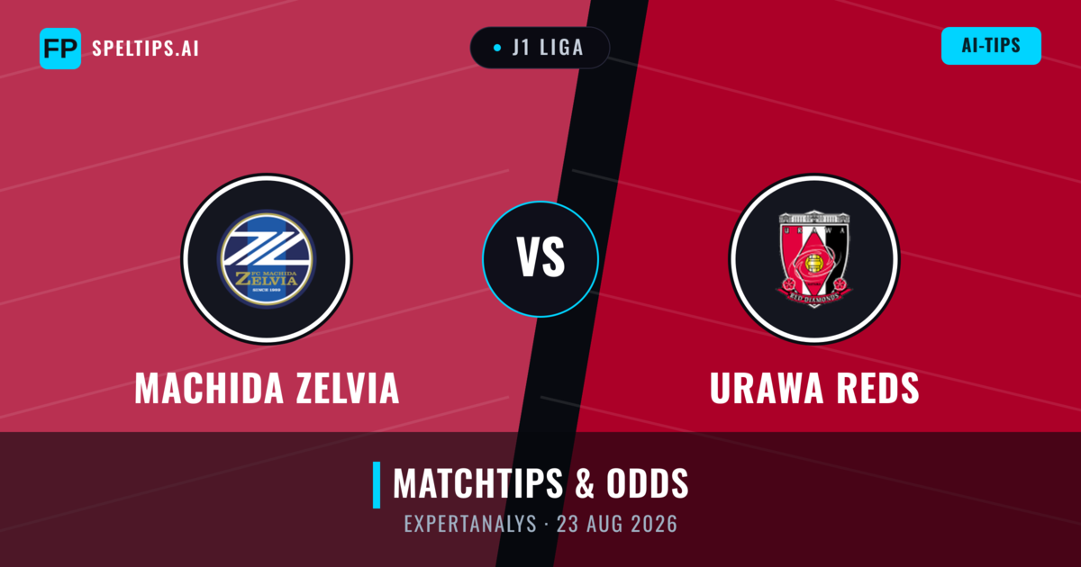 Machida Zelvia vs Urawa Reds — matchtips och förhandstitt