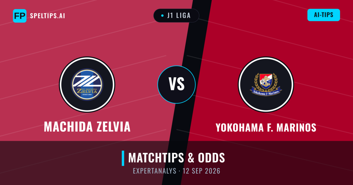 Machida Zelvia vs Yokohama F. Marinos — matchtips och förhandstitt