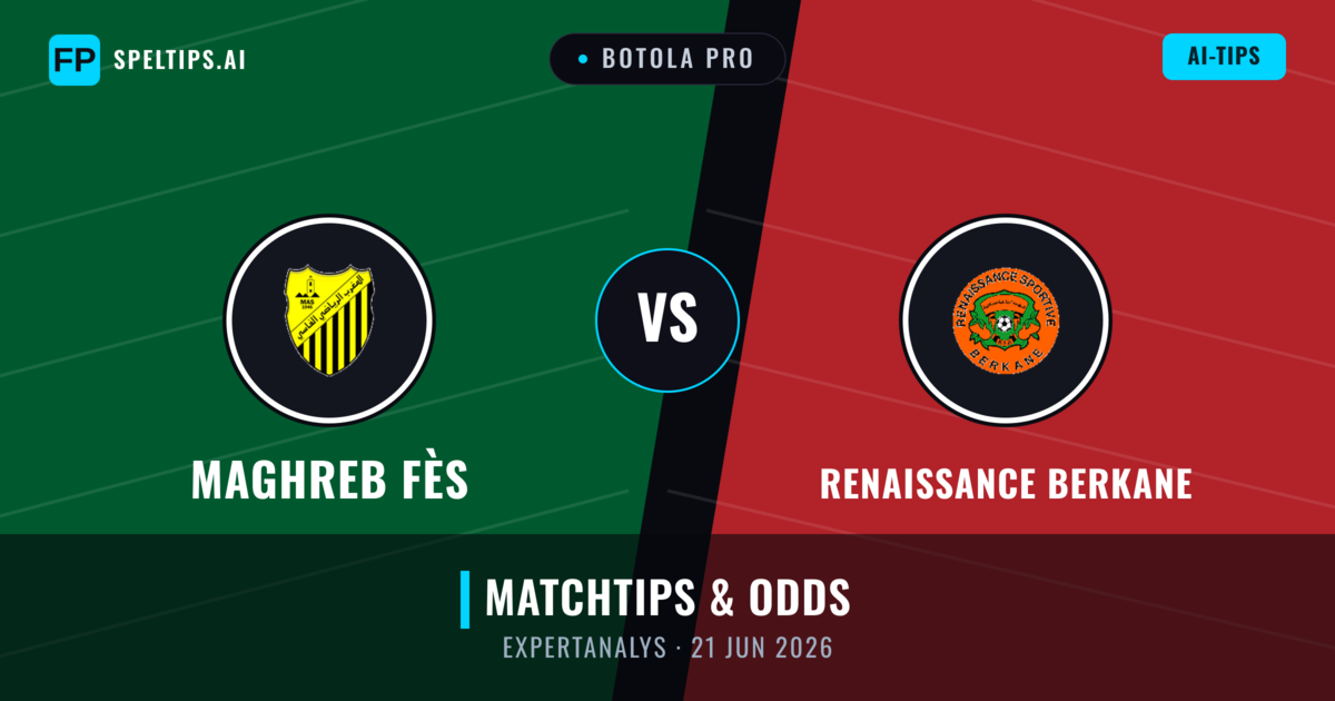 Maghreb Fès vs Renaissance Berkane — matchtips och förhandstitt