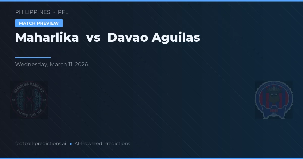 Maharlika vs Davao Aguilas — matchtips och förhandstitt