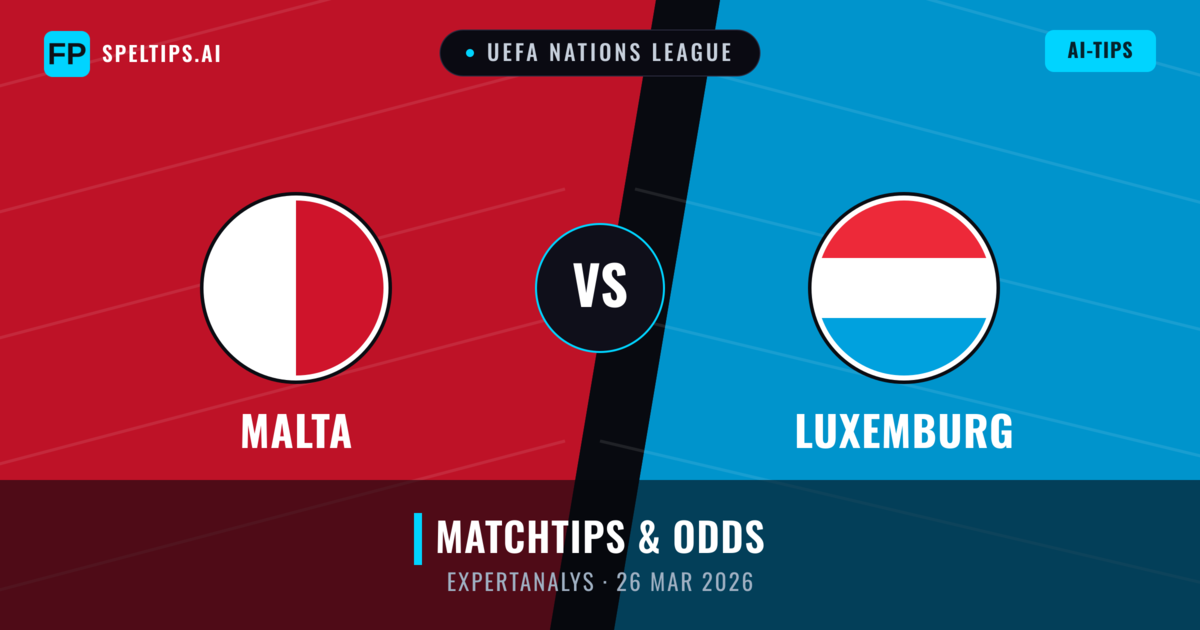Malta vs Luxemburg — matchtips och förhandstitt