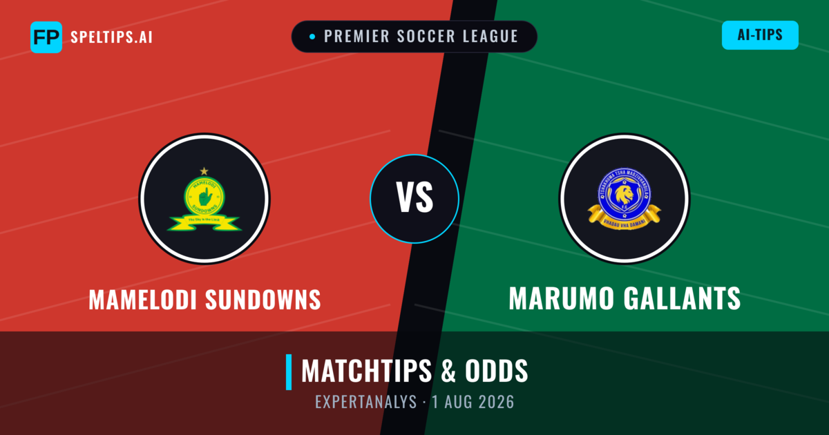 Mamelodi Sundowns vs Marumo Gallants — matchtips och förhandstitt
