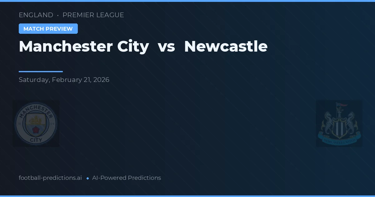 Manchester City vs Newcastle — matchtips och förhandstitt