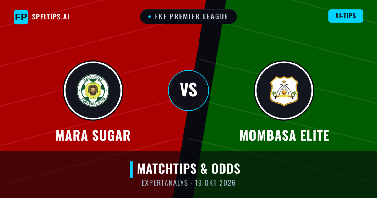 Mara Sugar vs Mombasa Elite — matchtips och förhandstitt