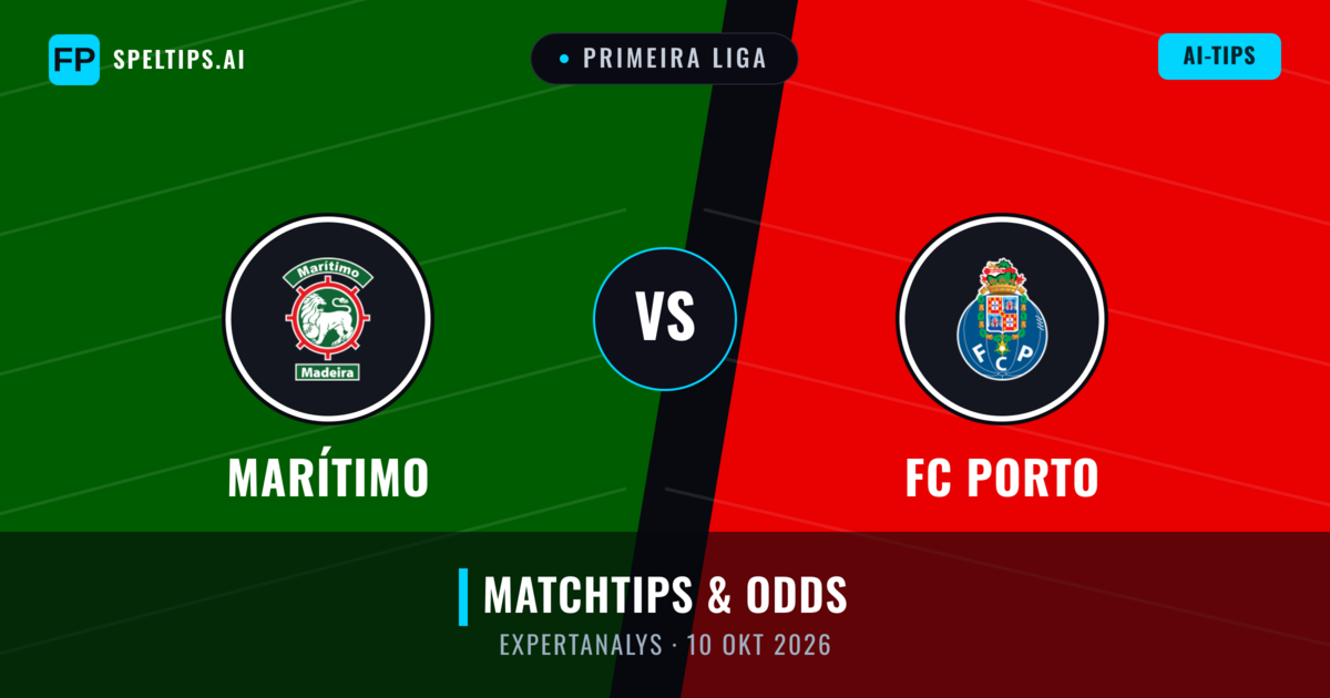 Marítimo vs FC Porto — matchtips och förhandstitt