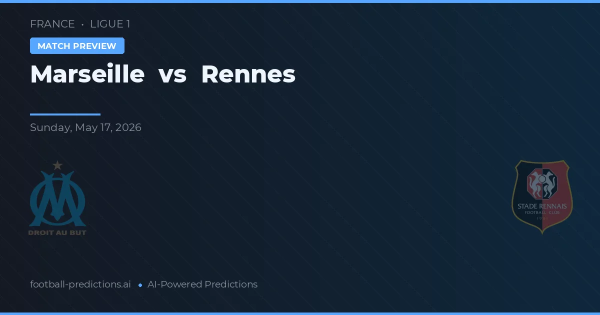 Marseille vs Rennes — matchtips och förhandstitt