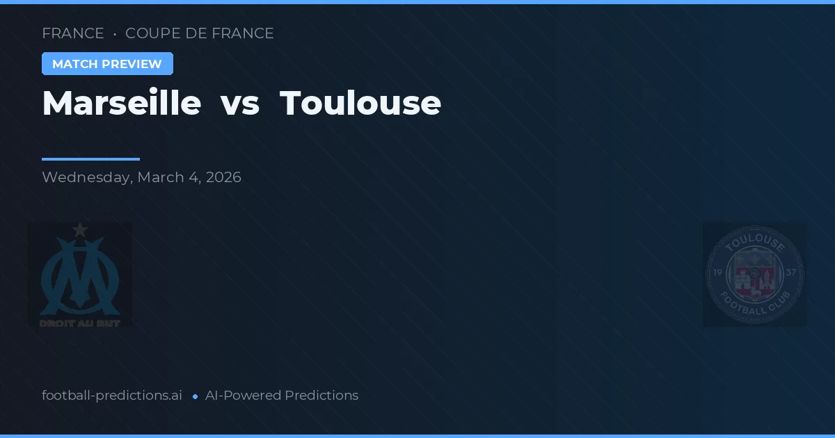 Marseille vs Toulouse — matchtips och förhandstitt