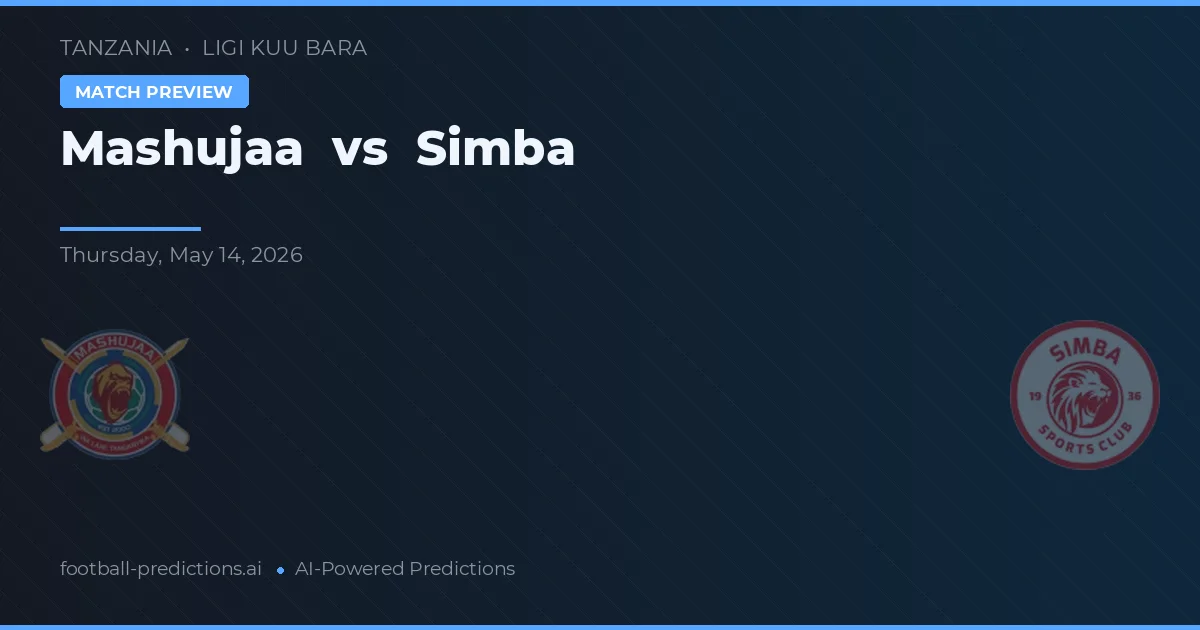 Mashujaa vs Simba — matchtips och förhandstitt