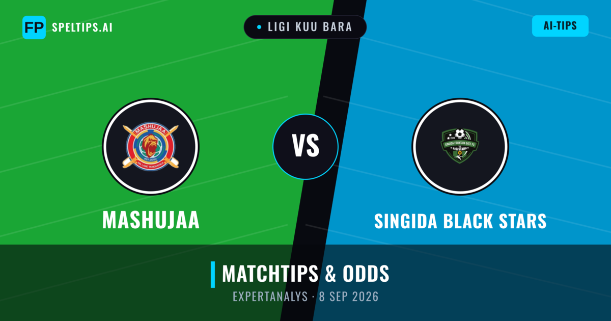 Mashujaa vs Singida Black Stars — matchtips och förhandstitt
