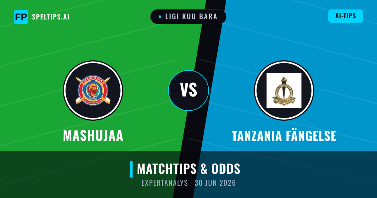 Mashujaa vs Tanzania Fängelse — matchtips och förhandstitt