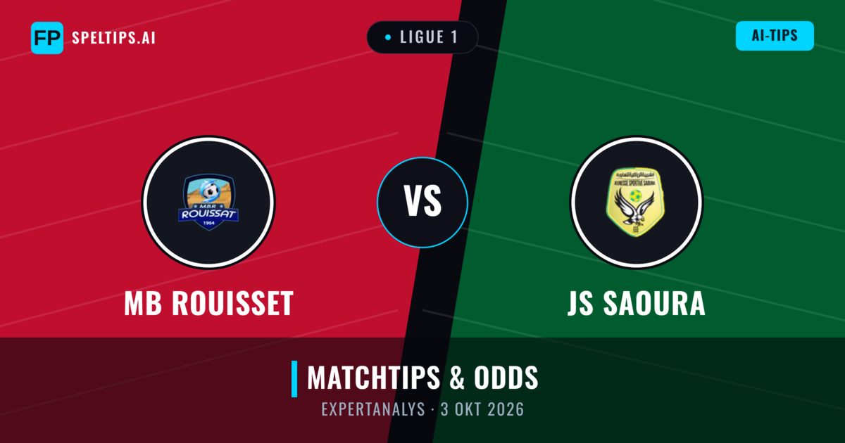 MB Rouisset vs JS Saoura — matchtips och förhandstitt