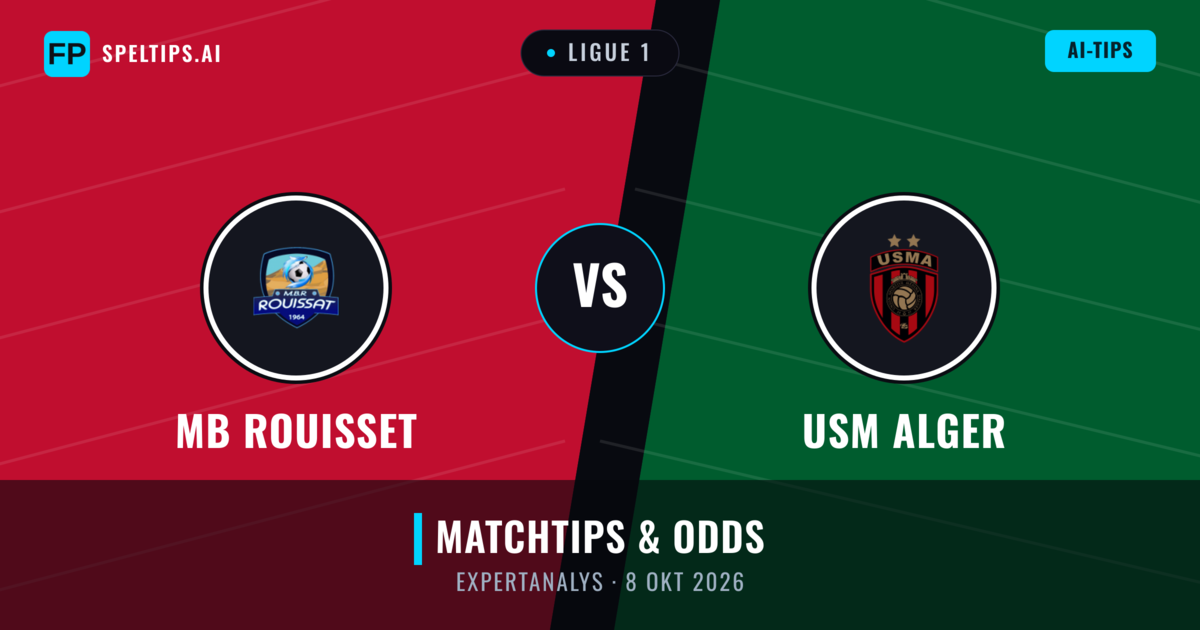 MB Rouisset vs USM Alger — matchtips och förhandstitt