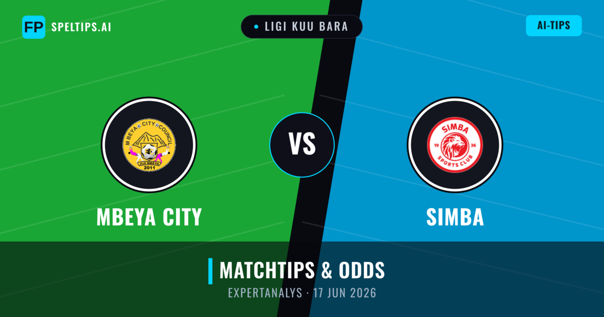 Mbeya City vs Simba — matchtips och förhandstitt