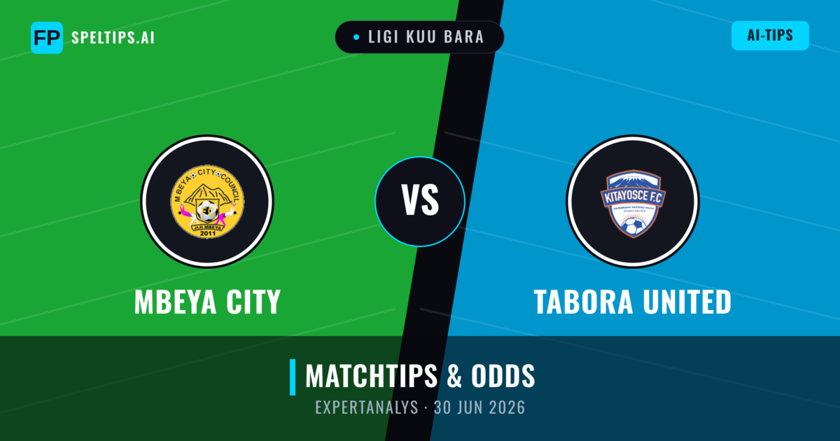 Mbeya City vs Tabora United — matchtips och förhandstitt