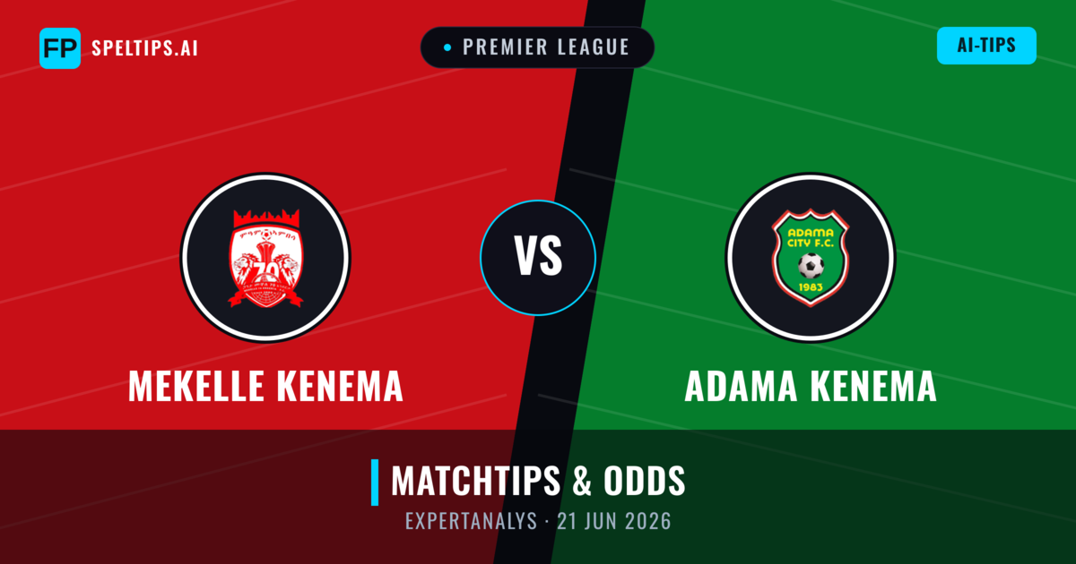 Mekelle Kenema vs Adama Kenema — matchtips och förhandstitt