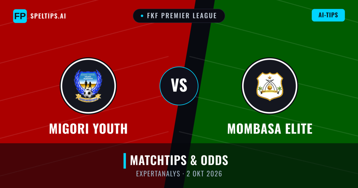 Migori Youth vs Mombasa Elite — matchtips och förhandstitt