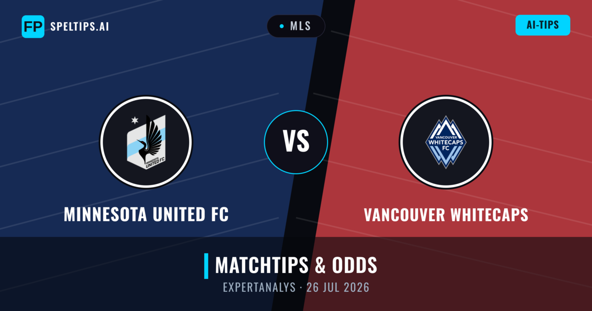 Minnesota United FC vs Vancouver Whitecaps — matchtips och förhandstitt