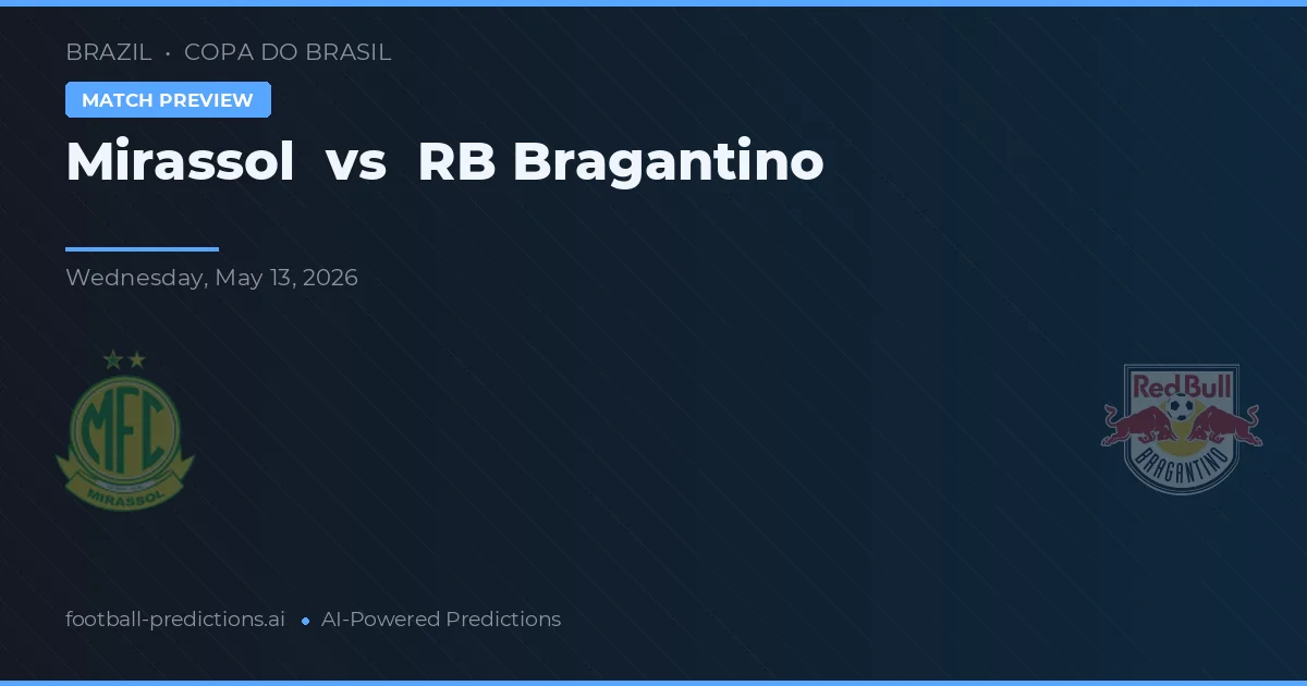 Mirassol vs RB Bragantino — matchtips och förhandstitt