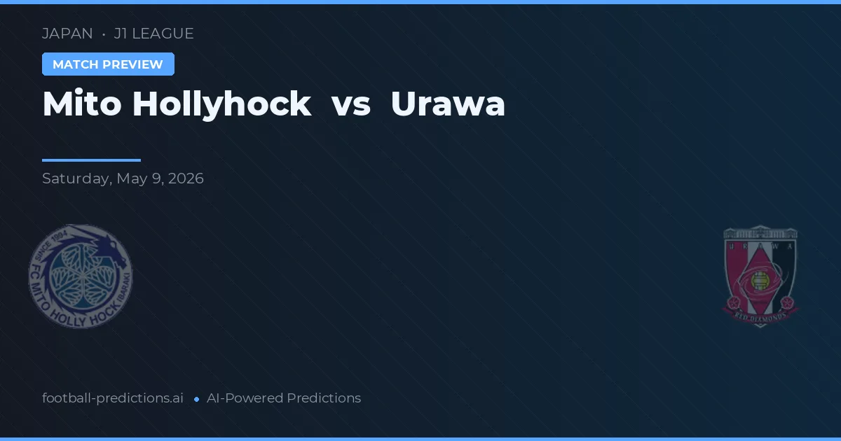 Mito HollyHock vs Urawa Reds — matchtips och förhandstitt