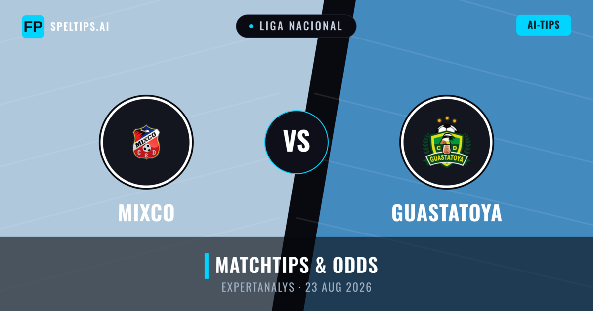 Mixco vs Guastatoya — matchtips och förhandstitt