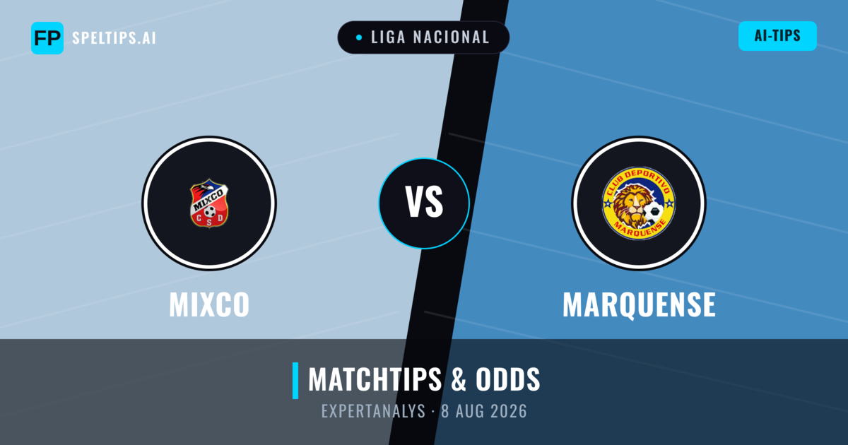 Mixco vs Marquense — matchtips och förhandstitt