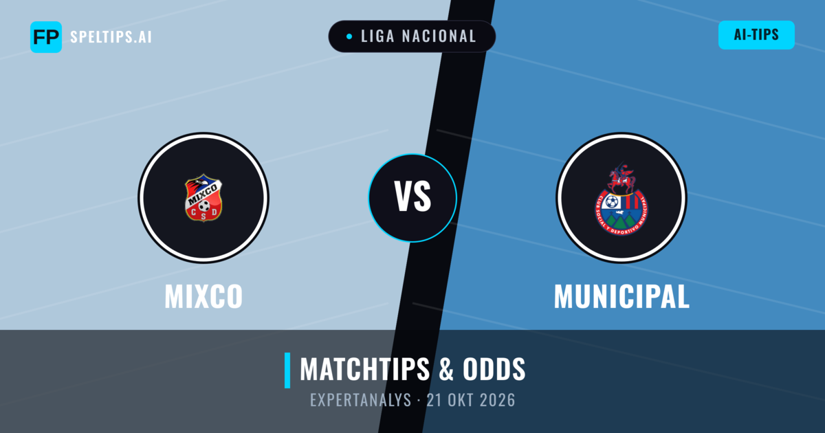 Mixco vs Municipal — matchtips och förhandstitt