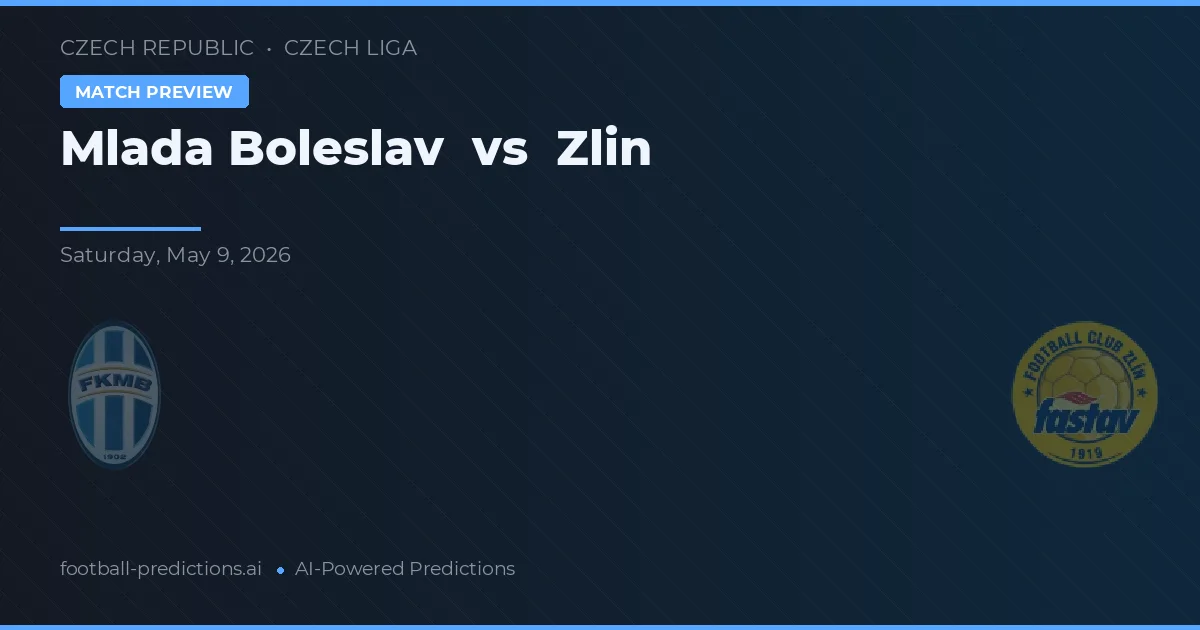 Mladá Boleslav vs Zlín — matchtips och förhandstitt