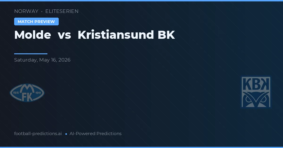 Molde vs Kristiansund BK — matchtips och förhandstitt