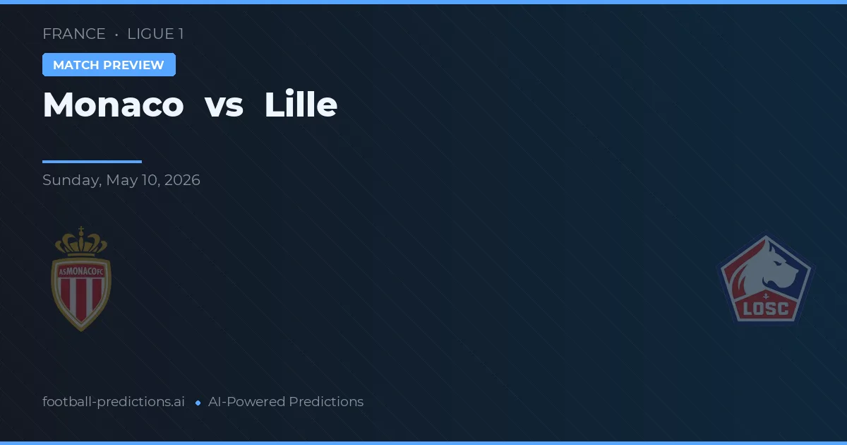 Monaco vs Lille — matchtips och förhandstitt