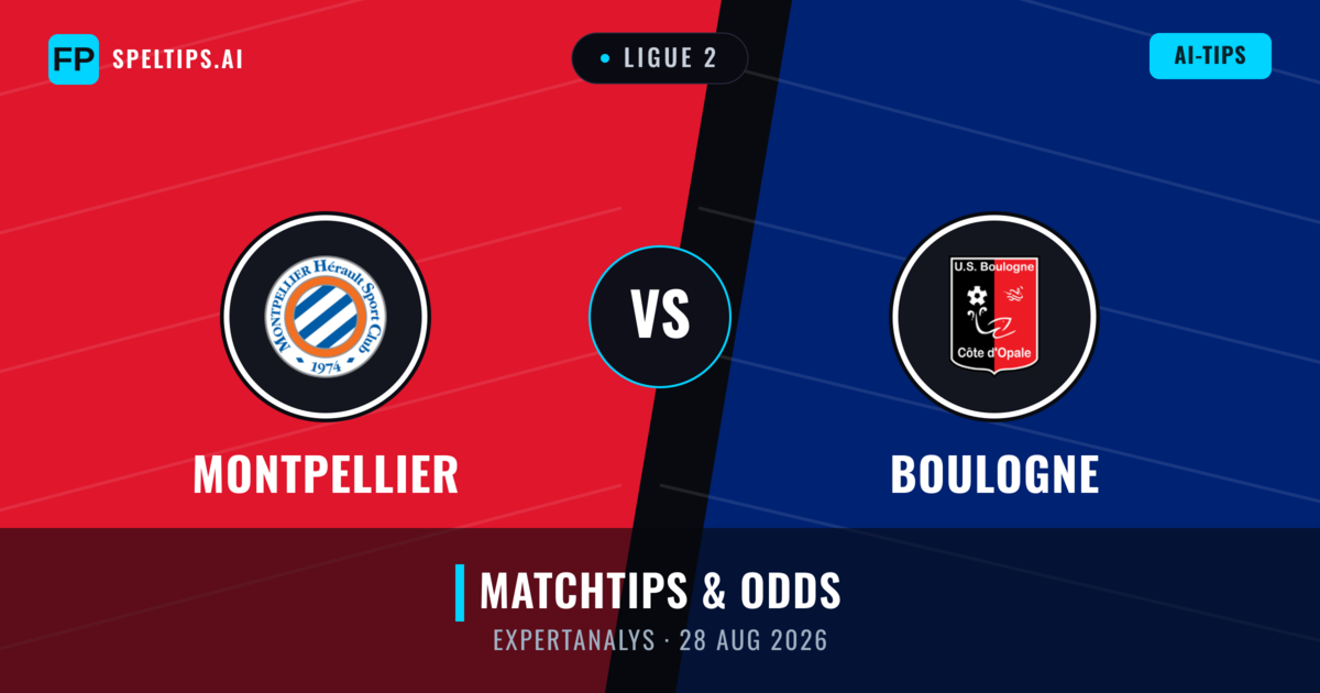 Montpellier vs Boulogne — matchtips och förhandstitt