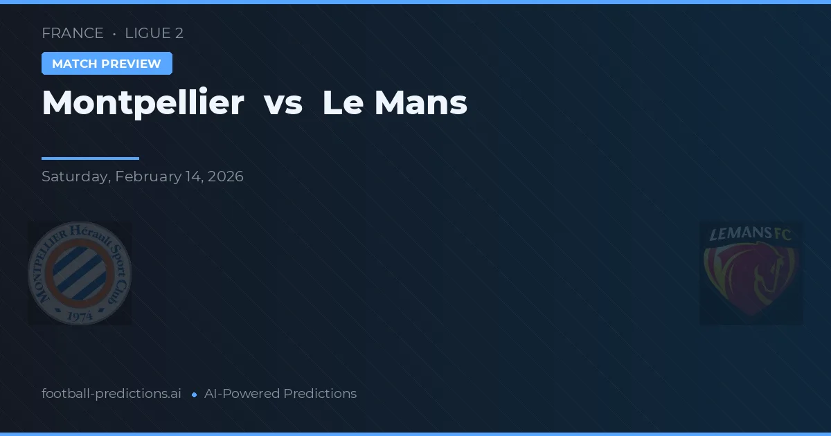 Montpellier vs Le Mans — matchtips och förhandstitt