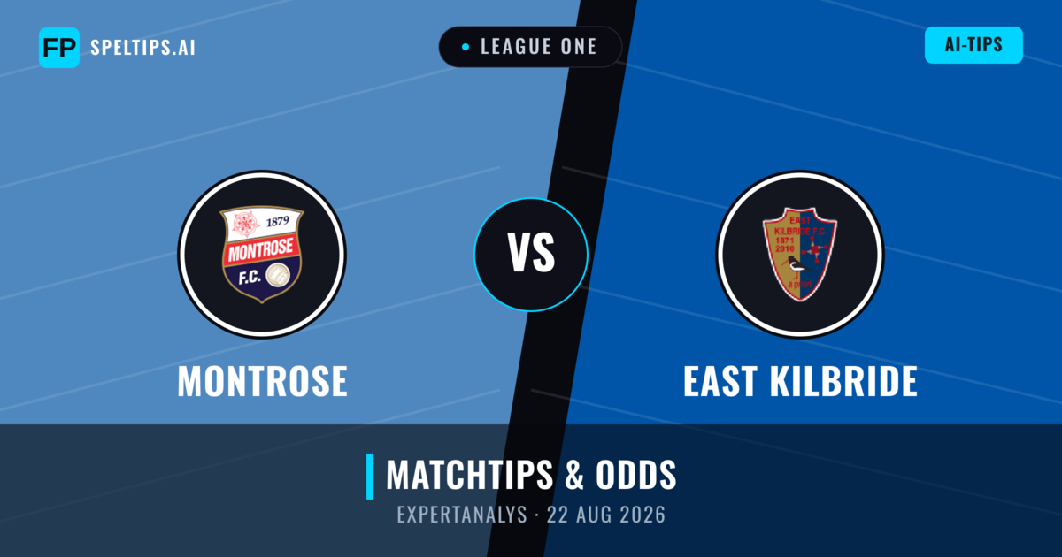 Montrose vs East Kilbride — matchtips och förhandstitt