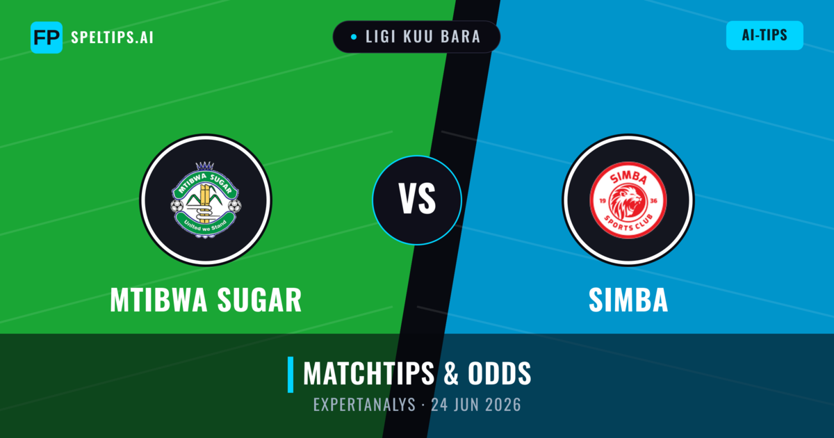 Mtibwa Sugar vs Simba — matchtips och förhandstitt