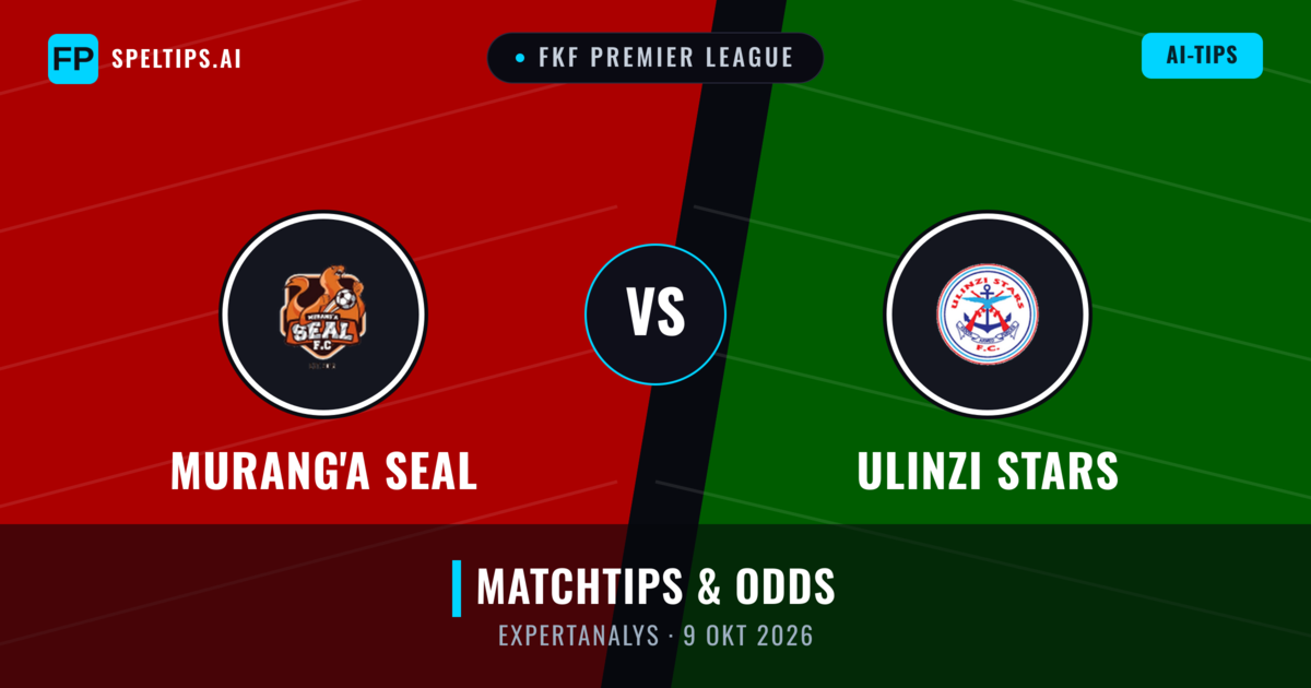 Murang'a SEAL vs Ulinzi Stars — matchtips och förhandstitt