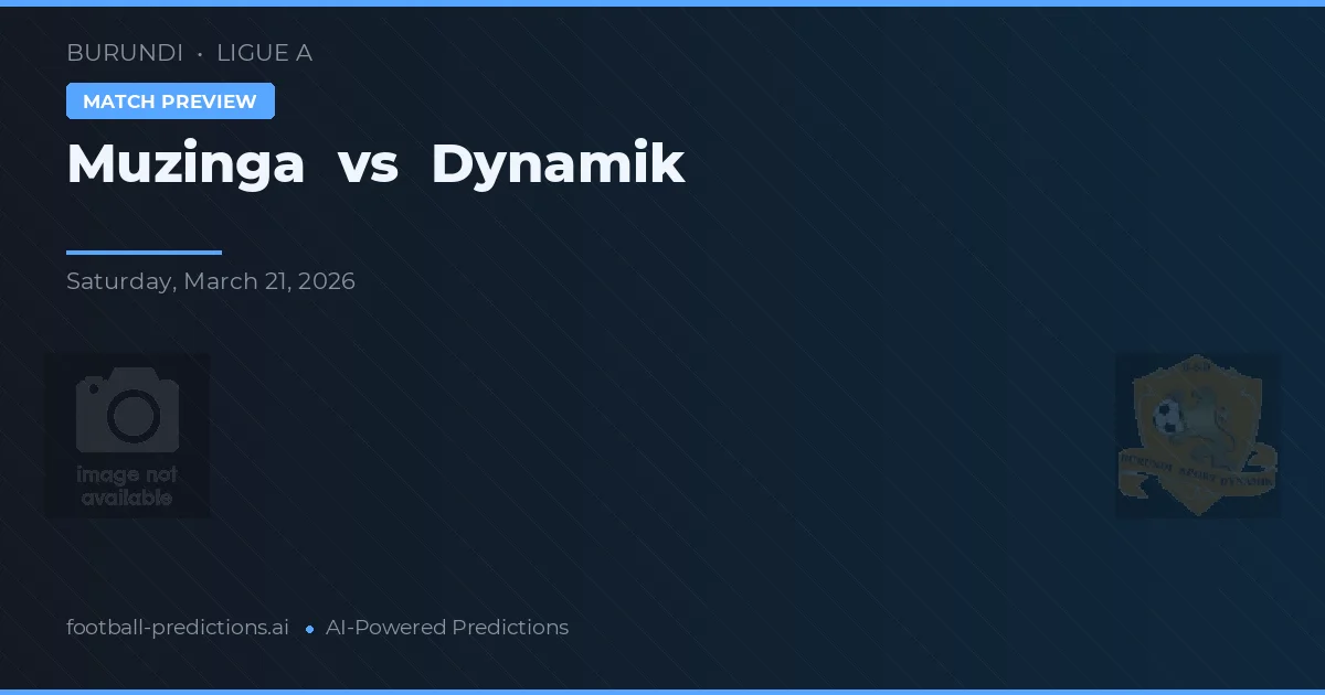 Muzinga vs Dynamik — matchtips och förhandstitt